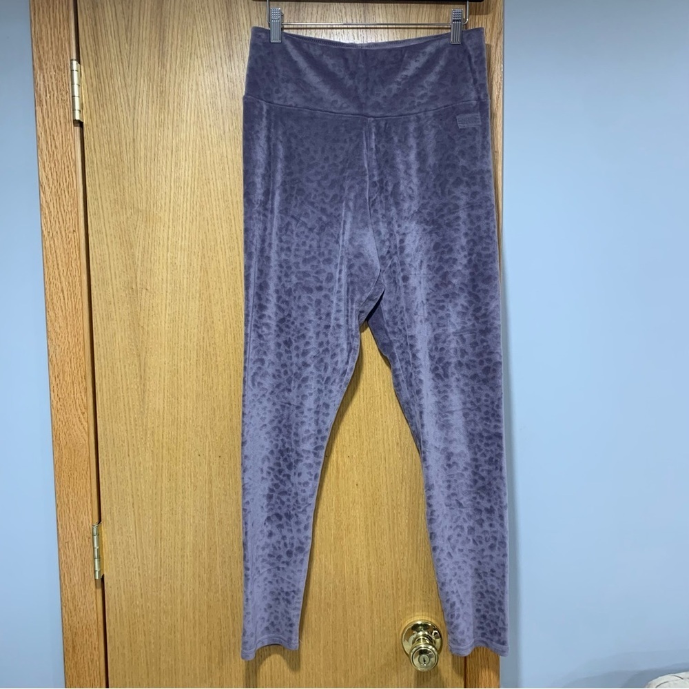 Danskin Purple Leopard Print Lounge Set - Size Medium